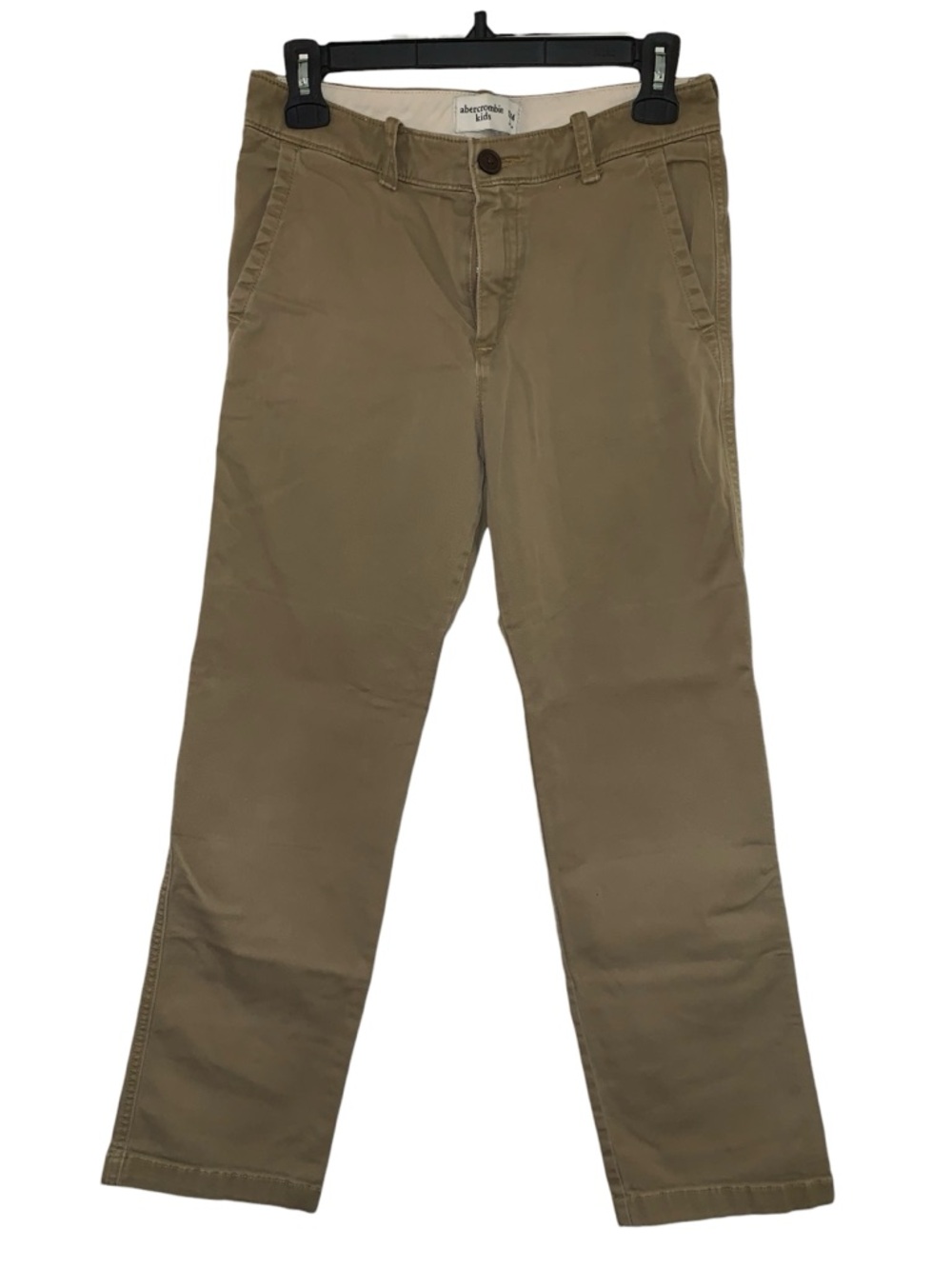 Abercrombie & Fitch (A&F) Youth Boys Khaki Chino Pants Straight Leg Size 13/14
